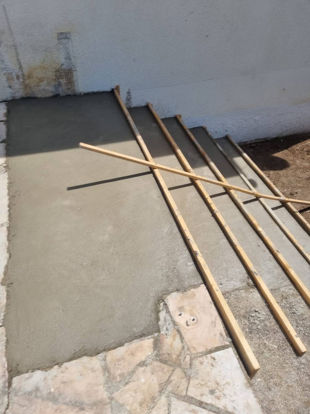 Modification et agrandissement d'une terrasse 1ere partie malesherbes - 3