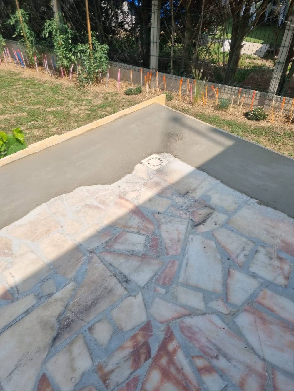 Modification et agrandissement d'une terrasse 1ere partie malesherbes - 6